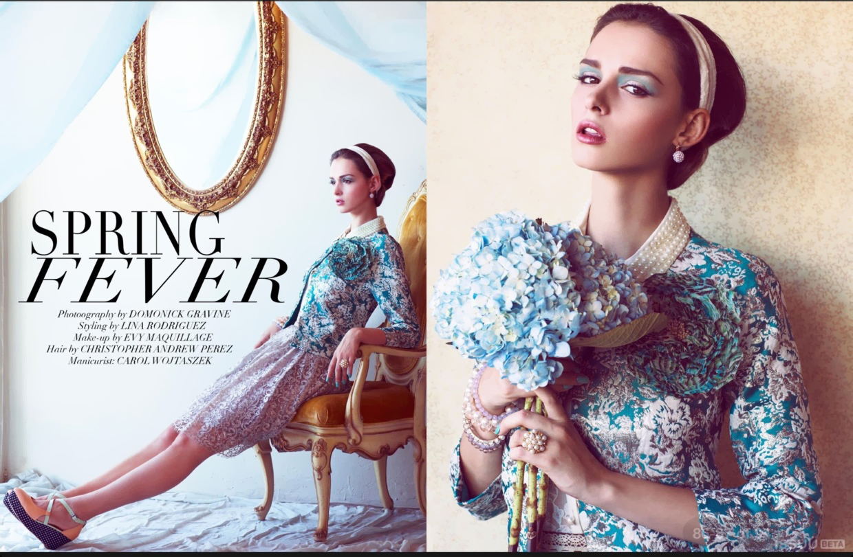 Spring Fever photoshoot. Makeup by Evy Maquillage